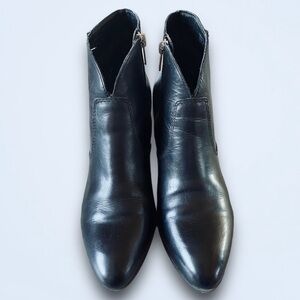 Frye Womens Jennifer Leather Ankle Booties Black